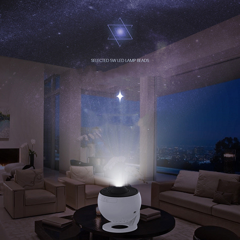 Night Light Galaxy Projector Starry Sky Projector 360 Rotate Planetarium Lamp For Kids Bedroom Valentines Day Gift Wedding Deco - LuckyGadgetHub