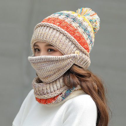Korean winter knitted hat - LuckyGadgetHub