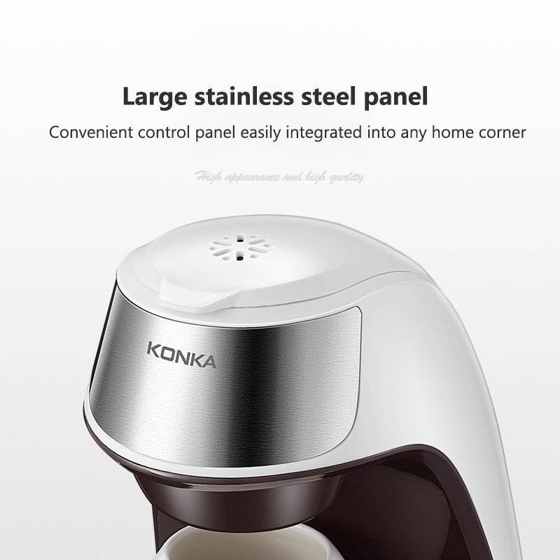 New Coffee Machine Fully Automatic Home Office Mini American Small Portable Coffee Maker - LuckyGadgetHub
