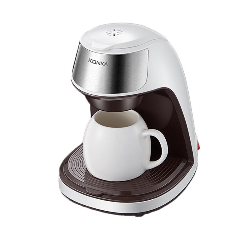 New Coffee Machine Fully Automatic Home Office Mini American Small Portable Coffee Maker - LuckyGadgetHub