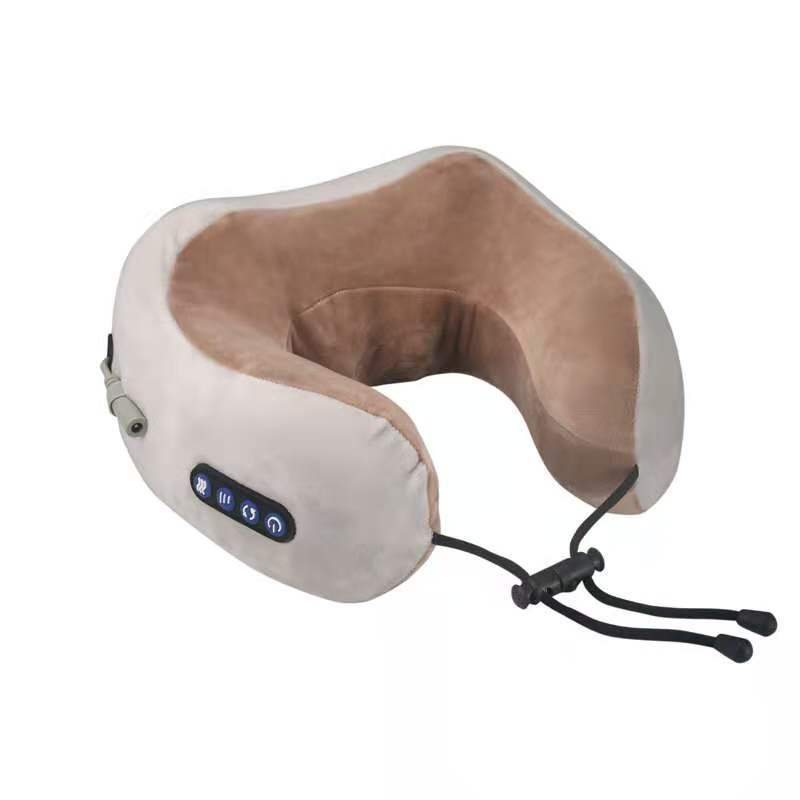 U Shaped Massage Pillow Neck Massage Device Electric Neck Massager Apparatus Shoulder Back Cervical Massager For Body Relaxation - LuckyGadgetHub