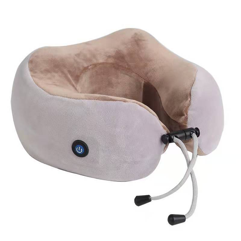 U Shaped Massage Pillow Neck Massage Device Electric Neck Massager Apparatus Shoulder Back Cervical Massager For Body Relaxation - LuckyGadgetHub
