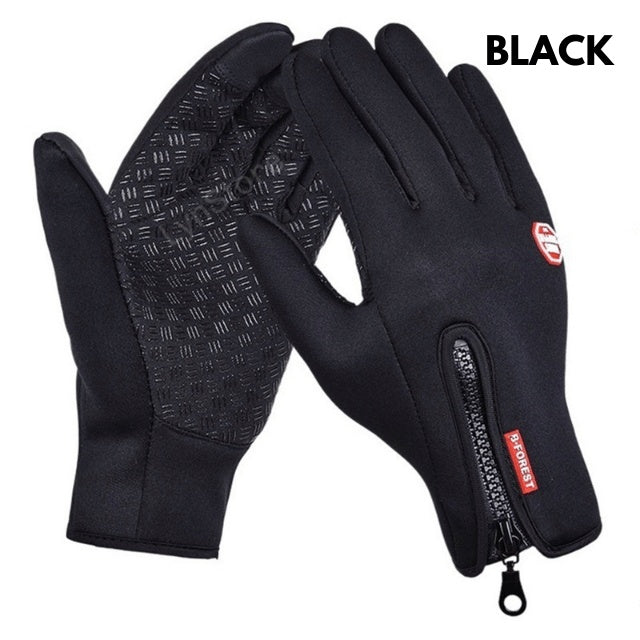 Winter Gloves Touch Screen Riding Motorcycle Sliding Waterproof Sports Gloves With Fleece - LuckyGadgetHub