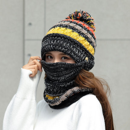 Korean winter knitted hat - LuckyGadgetHub