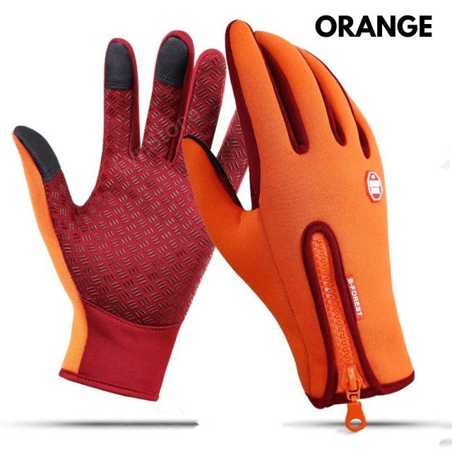 Winter Gloves Touch Screen Riding Motorcycle Sliding Waterproof Sports Gloves With Fleece - LuckyGadgetHub