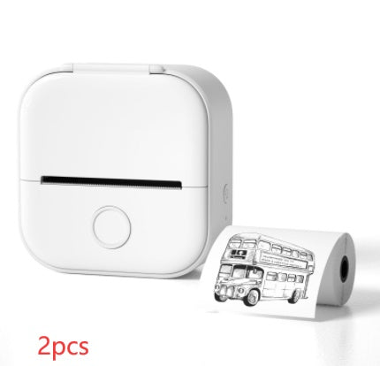 Portable Mini Thermal Label Printer Home Photo Printer Student Wrong Question Printer Bluetooth-compatible Mini Label Printer Price Tag - LuckyGadgetHub