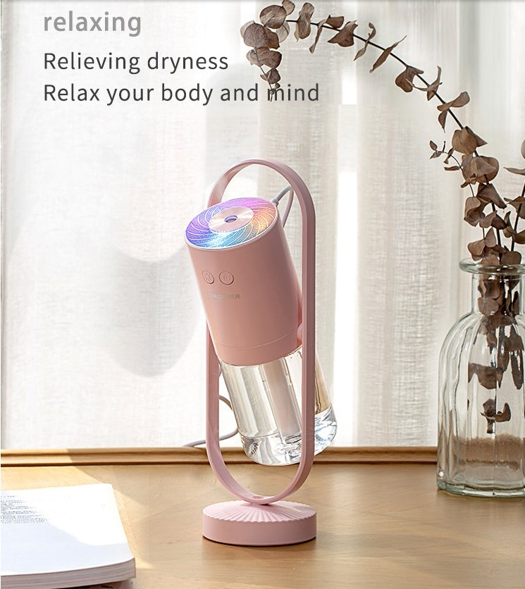 Magic Shadow USB Air Humidifier For Home With Projection Night Lights Ultrasonic Car Mist Maker Mini Office Air Purifier - LuckyGadgetHub