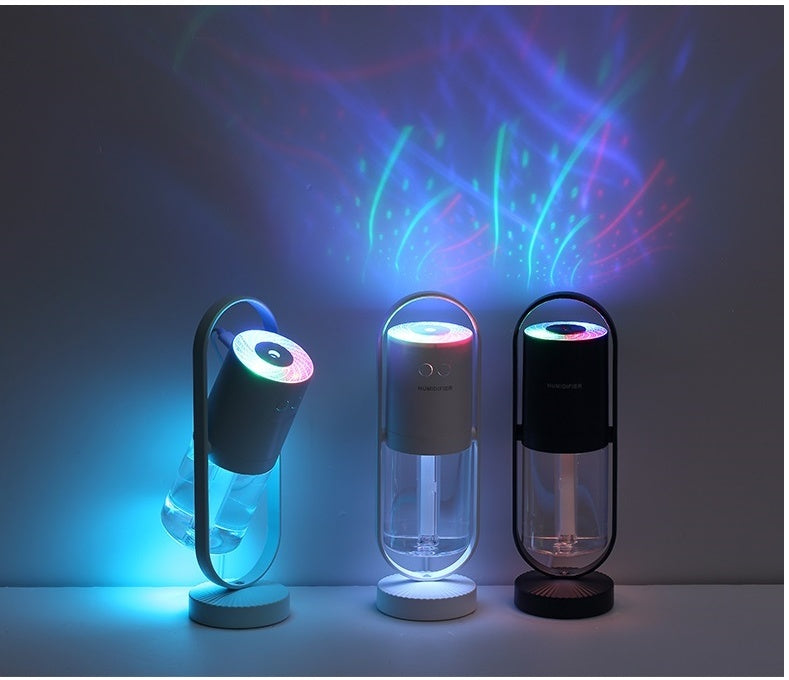 Magic Shadow USB Air Humidifier For Home With Projection Night Lights Ultrasonic Car Mist Maker Mini Office Air Purifier - LuckyGadgetHub