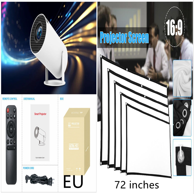 HY300 Pro Projector Home Theater Entertainment Portable Small Projector - LuckyGadgetHub