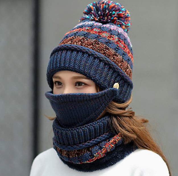 Korean winter knitted hat - LuckyGadgetHub