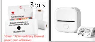 Portable Mini Thermal Label Printer Home Photo Printer Student Wrong Question Printer Bluetooth-compatible Mini Label Printer Price Tag - LuckyGadgetHub