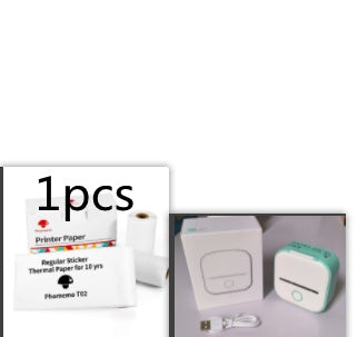 Portable Mini Thermal Label Printer Home Photo Printer Student Wrong Question Printer Bluetooth-compatible Mini Label Printer Price Tag - LuckyGadgetHub