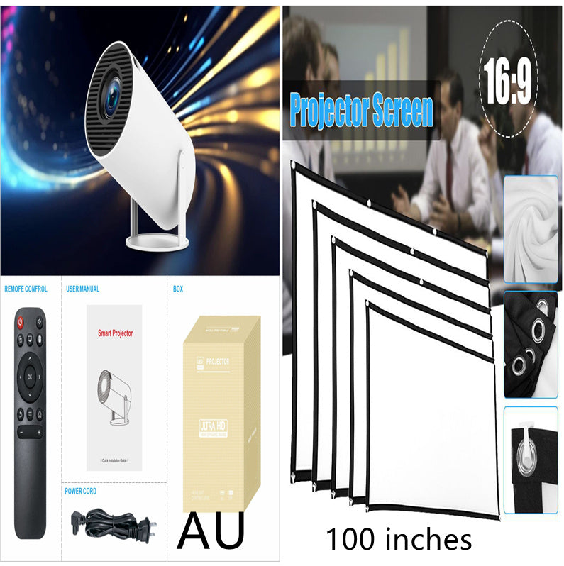 HY300 Pro Projector Home Theater Entertainment Portable Small Projector - LuckyGadgetHub