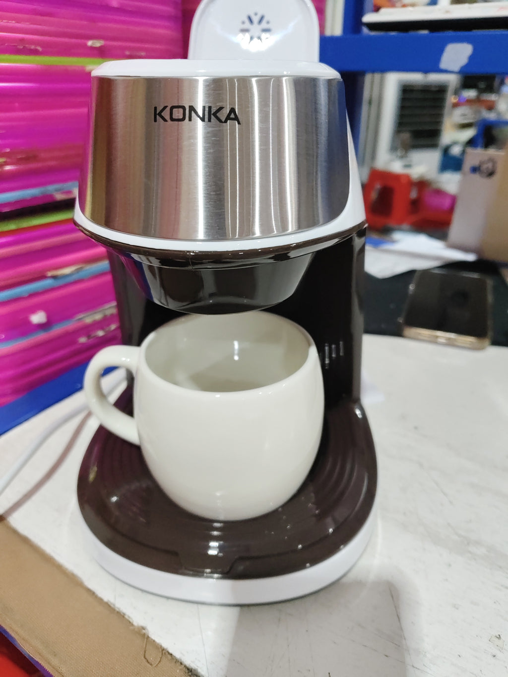 New Coffee Machine Fully Automatic Home Office Mini American Small Portable Coffee Maker - LuckyGadgetHub