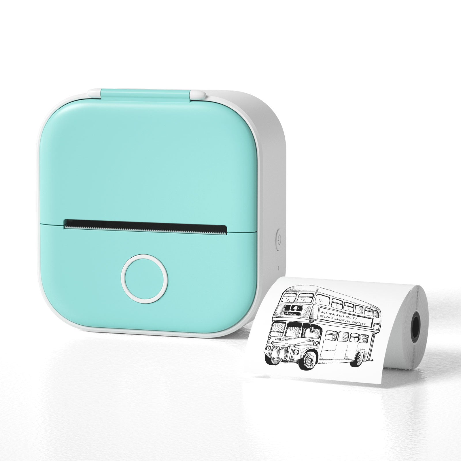 Portable Mini Thermal Label Printer Home Photo Printer Student Wrong Question Printer Bluetooth-compatible Mini Label Printer Price Tag - LuckyGadgetHub