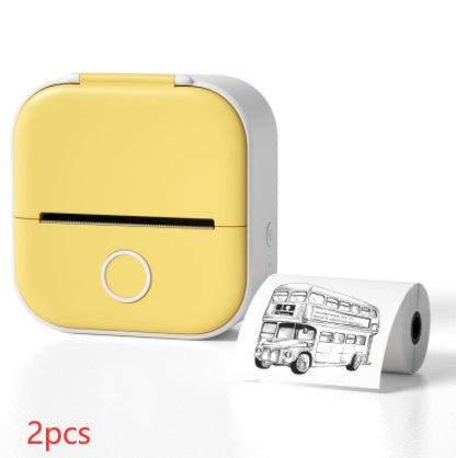 Portable Mini Thermal Label Printer Home Photo Printer Student Wrong Question Printer Bluetooth-compatible Mini Label Printer Price Tag - LuckyGadgetHub