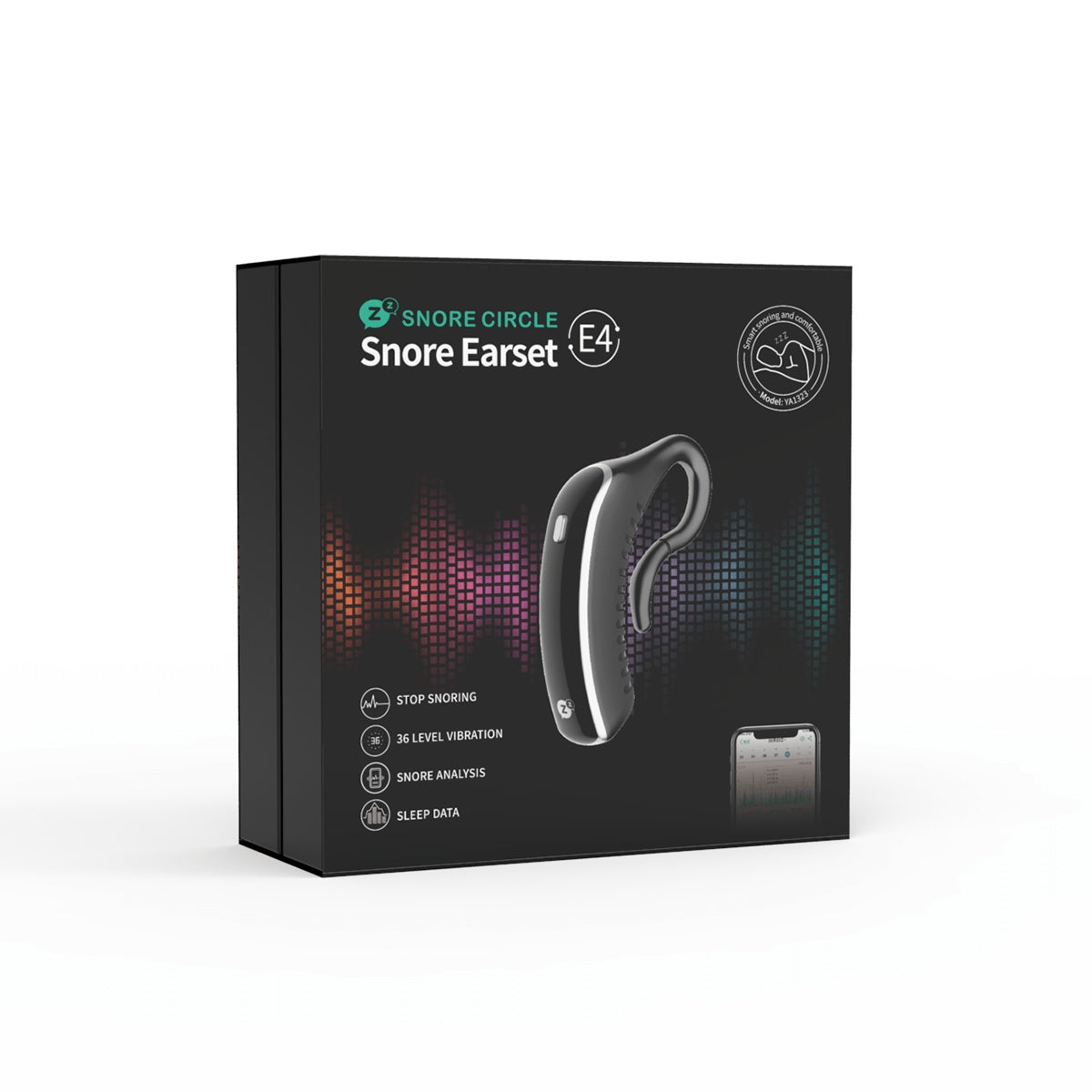 24 Hours Bluetooth Anti-snoring Device Charge Snore Earset Sleeping Aid Snoring Analyzes Sleep Datas Good Sleep - LuckyGadgetHub