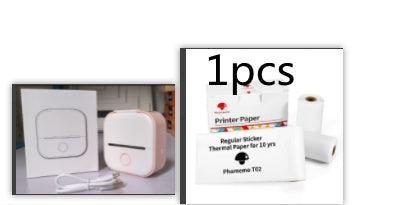 Portable Mini Thermal Label Printer Home Photo Printer Student Wrong Question Printer Bluetooth-compatible Mini Label Printer Price Tag - LuckyGadgetHub