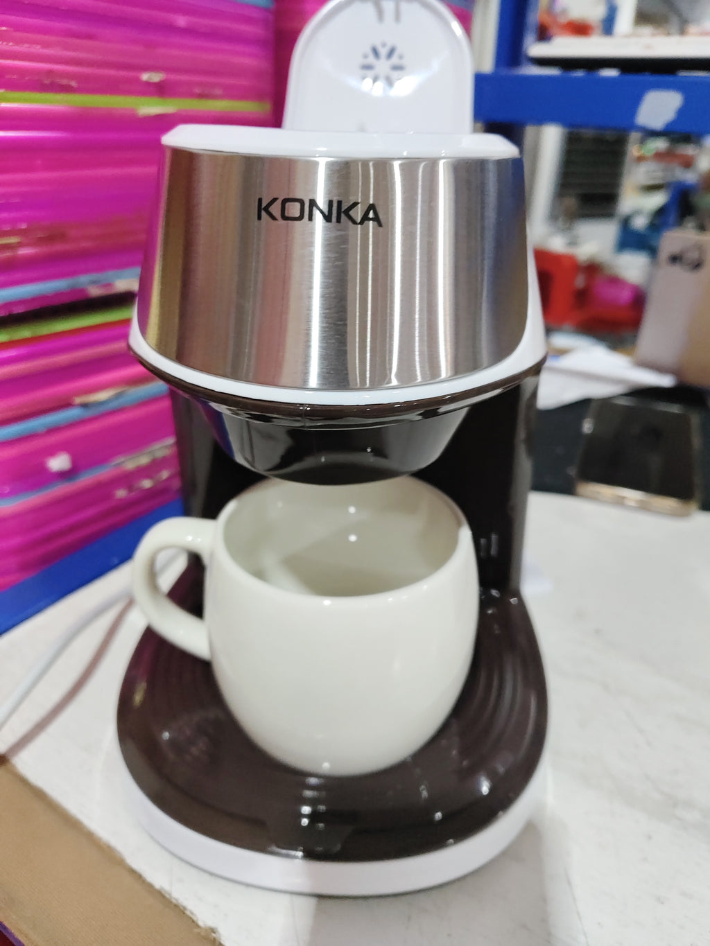 New Coffee Machine Fully Automatic Home Office Mini American Small Portable Coffee Maker - LuckyGadgetHub