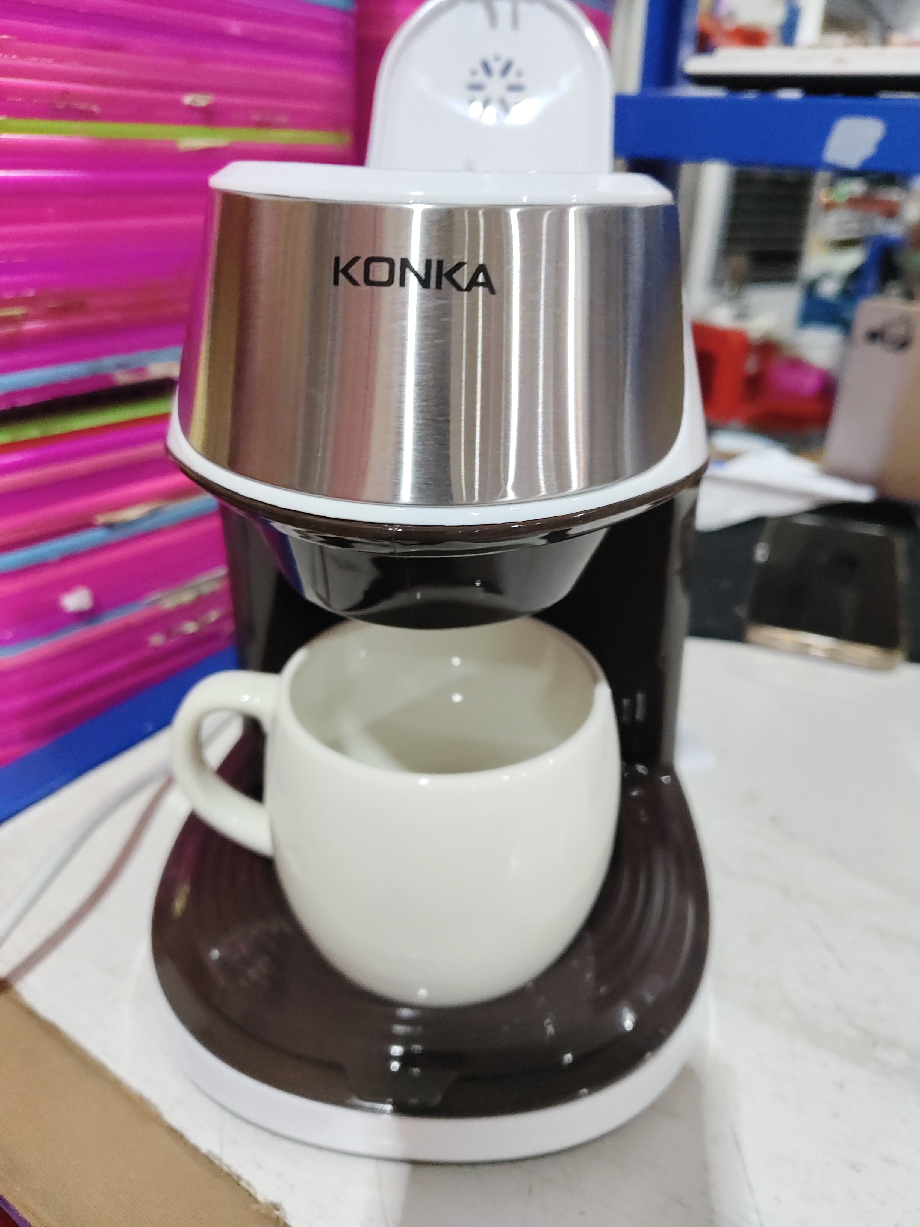 New Coffee Machine Fully Automatic Home Office Mini American Small Portable Coffee Maker - LuckyGadgetHub