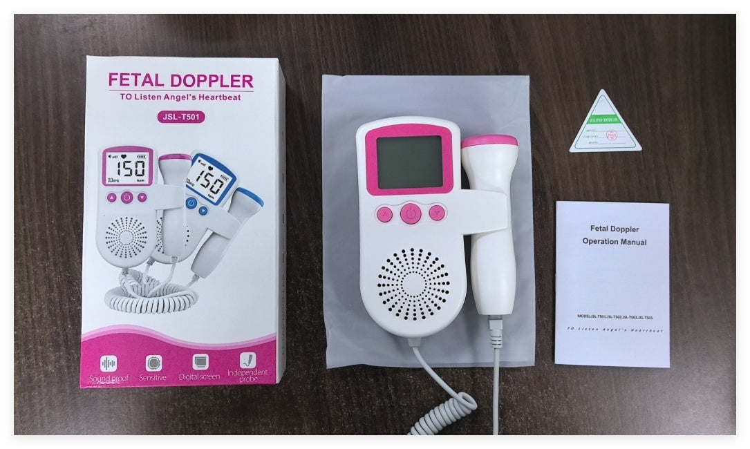 Fetal Heart Rate Monitor Home Pregnancy Baby Fetal Sound Heart Rate Detector - LuckyGadgetHub