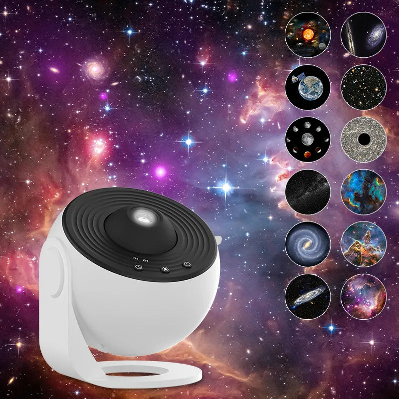 Night Light Galaxy Projector Starry Sky Projector 360 Rotate Planetarium Lamp For Kids Bedroom Valentines Day Gift Wedding Deco - LuckyGadgetHub
