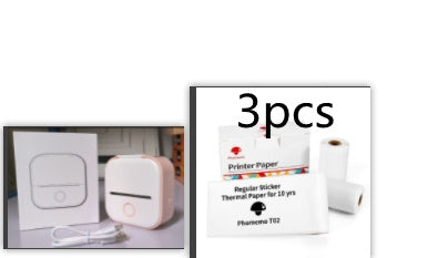 Portable Mini Thermal Label Printer Home Photo Printer Student Wrong Question Printer Bluetooth-compatible Mini Label Printer Price Tag - LuckyGadgetHub