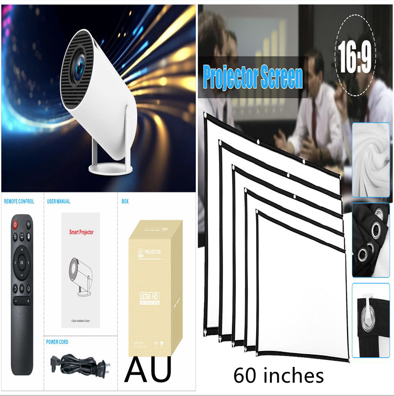 HY300 Pro Projector Home Theater Entertainment Portable Small Projector - LuckyGadgetHub