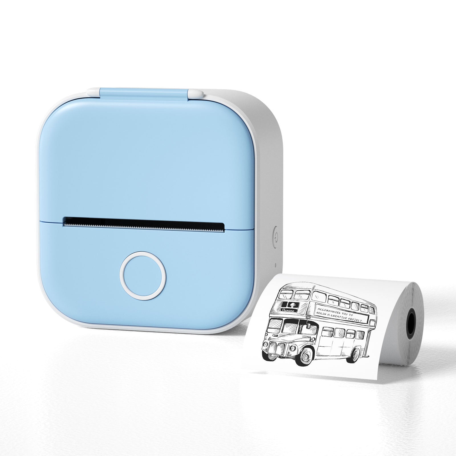 Portable Mini Thermal Label Printer Home Photo Printer Student Wrong Question Printer Bluetooth-compatible Mini Label Printer Price Tag - LuckyGadgetHub