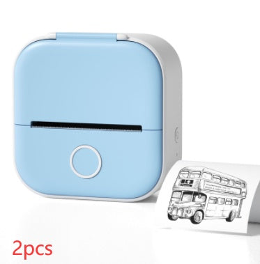 Portable Mini Thermal Label Printer Home Photo Printer Student Wrong Question Printer Bluetooth-compatible Mini Label Printer Price Tag - LuckyGadgetHub