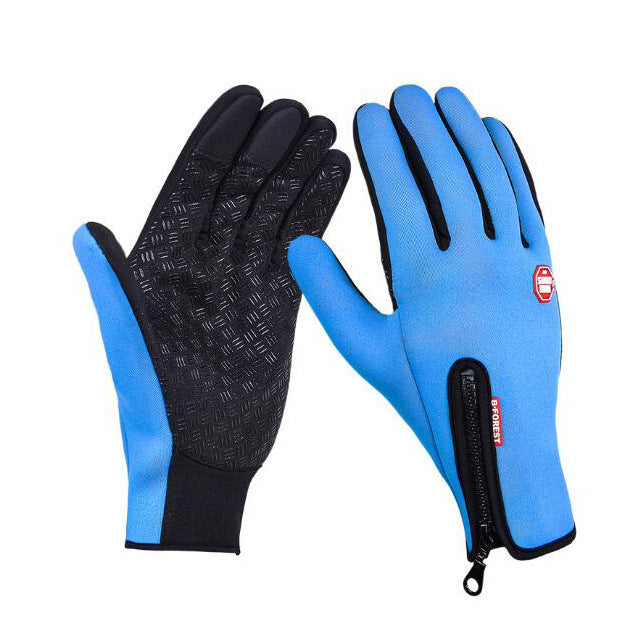 Winter Gloves Touch Screen Riding Motorcycle Sliding Waterproof Sports Gloves With Fleece - LuckyGadgetHub