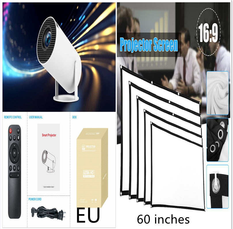 HY300 Pro Projector Home Theater Entertainment Portable Small Projector - LuckyGadgetHub