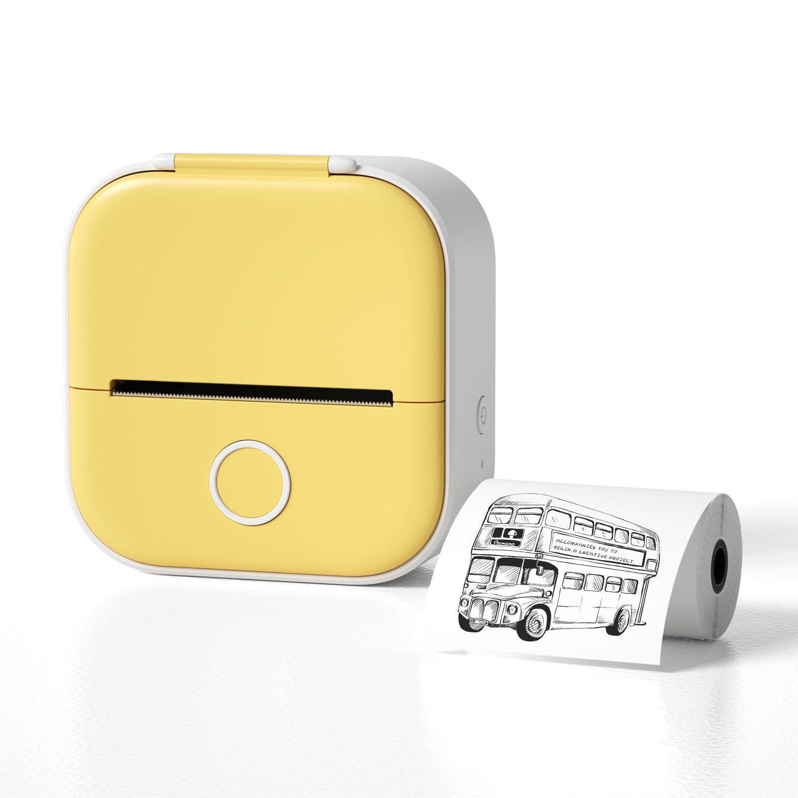Portable Mini Thermal Label Printer Home Photo Printer Student Wrong Question Printer Bluetooth-compatible Mini Label Printer Price Tag - LuckyGadgetHub