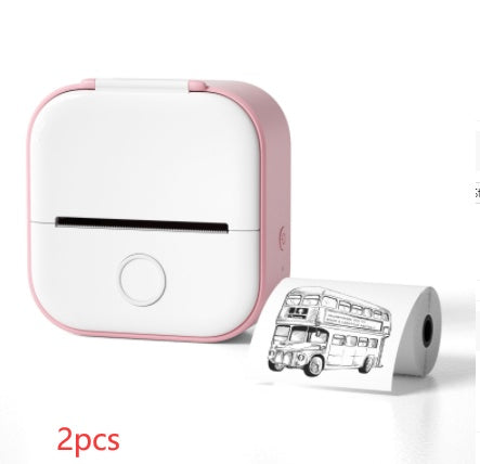 Portable Mini Thermal Label Printer Home Photo Printer Student Wrong Question Printer Bluetooth-compatible Mini Label Printer Price Tag - LuckyGadgetHub