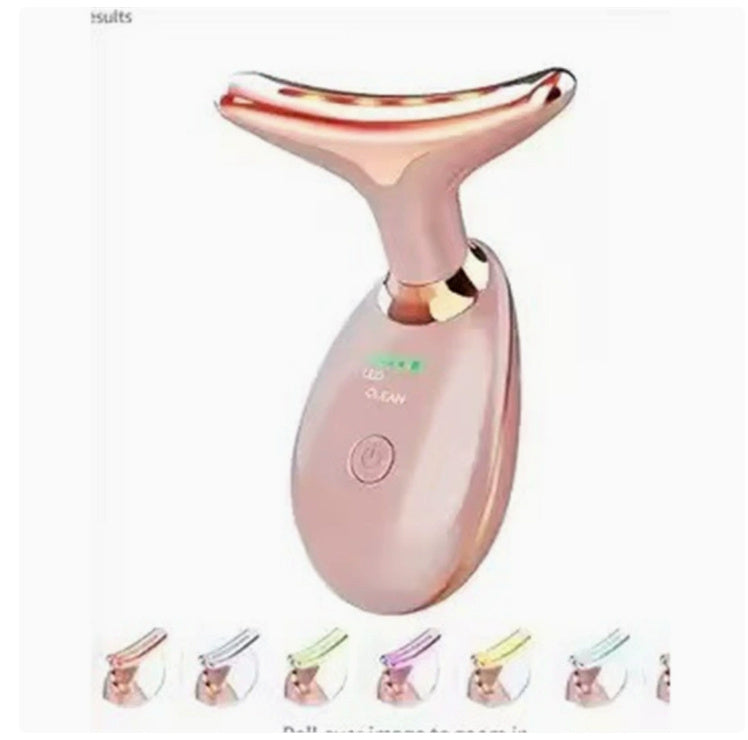 EMS Thermal Neck Lifting And Tighten Massager Electric Microcurrent Wrinkle Remover - LuckyGadgetHub