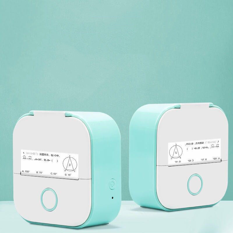 Portable Mini Thermal Label Printer Home Photo Printer Student Wrong Question Printer Bluetooth-compatible Mini Label Printer Price Tag - LuckyGadgetHub
