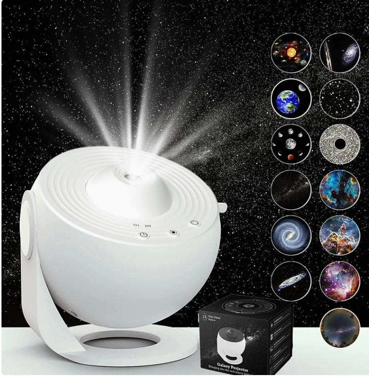 Night Light Galaxy Projector Starry Sky Projector 360 Rotate Planetarium Lamp For Kids Bedroom Valentines Day Gift Wedding Deco - LuckyGadgetHub
